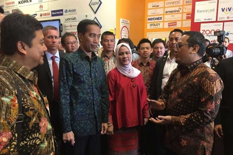 President Jokowi Visited Telkom's Work Area in Silicon Valley